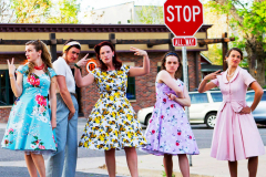 FIVE LESBIANS EATING A QUICHE